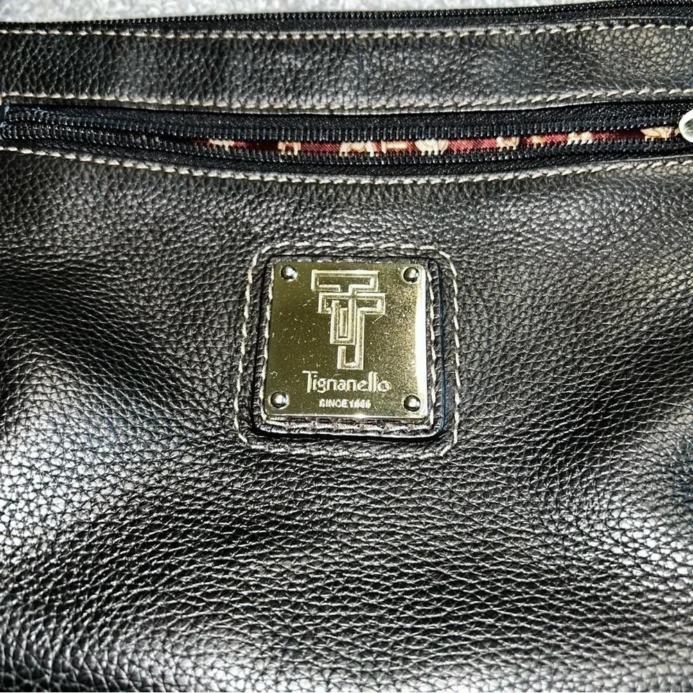 Black Leather Shoulder Bag